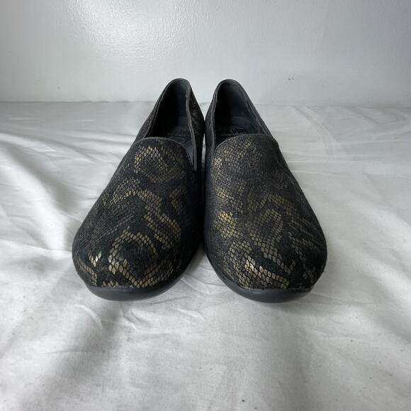 Dansko Shoes Womens Size 8 US 38 Lace Overlay Slip On Comfort Flats Loafers - Picture 2 of 7